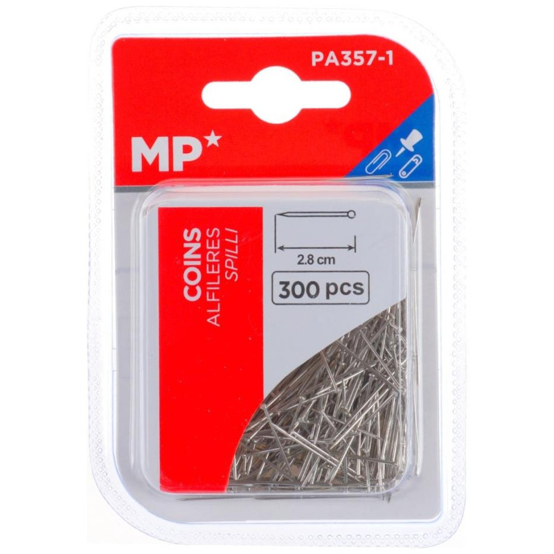 MO Μεταλλικές Καρφίτσες 300 Τεμ PA357-1