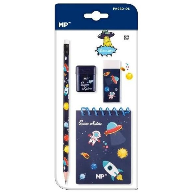 MP Σετ Γραφής Παιδικό Σχολικό 4 τεμαχίων PA980-06 MP Σετ Γραφής Παιδικό Σχολικό 4 τεμαχίων PA980-06