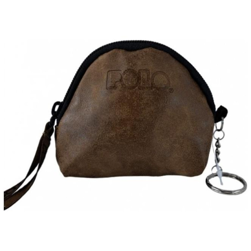 Polo Πορτοφόλι Με Φερμουάρ Mini Καφέ 938004-7900