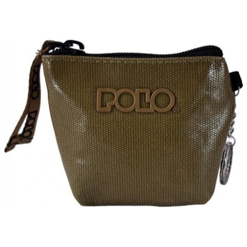 Polo Πορτοφόλι Με Φερμουάρ Mini Λαδί 938004-6601 Polo Πορτοφόλι Με Φερμουάρ Mini Λαδί 938004-6601