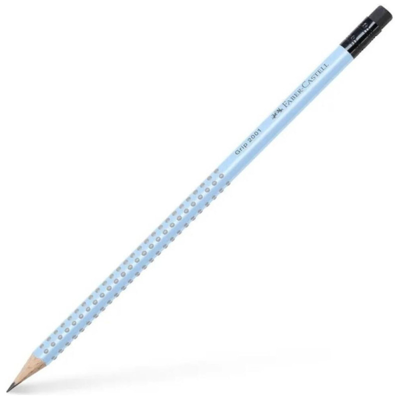 Faber-Castell Μολύβι με Γόμα Grip 2001 Γαλάζιο Faber-Castell Μολύβι με Γόμα Grip 2001 Γαλάζιο