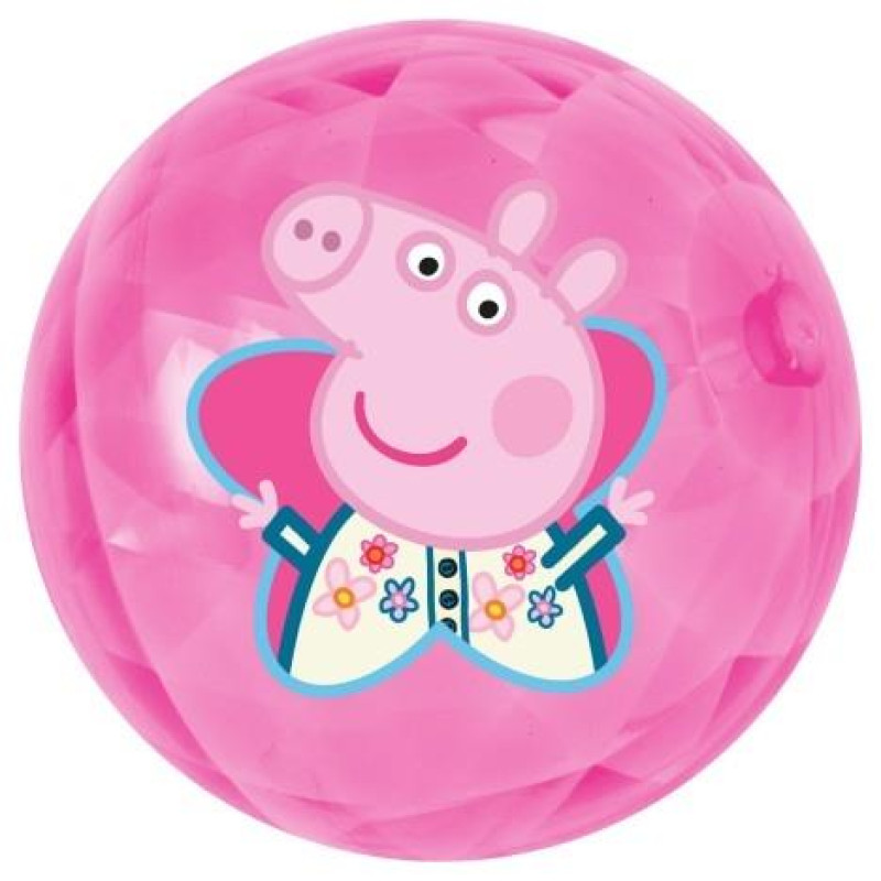 John Hellas Light Up Ball 100mm Πέππα το Γουρουνάκι 52146 John Hellas Light Up Ball 100mm Πέππα το Γουρουνάκι 52146