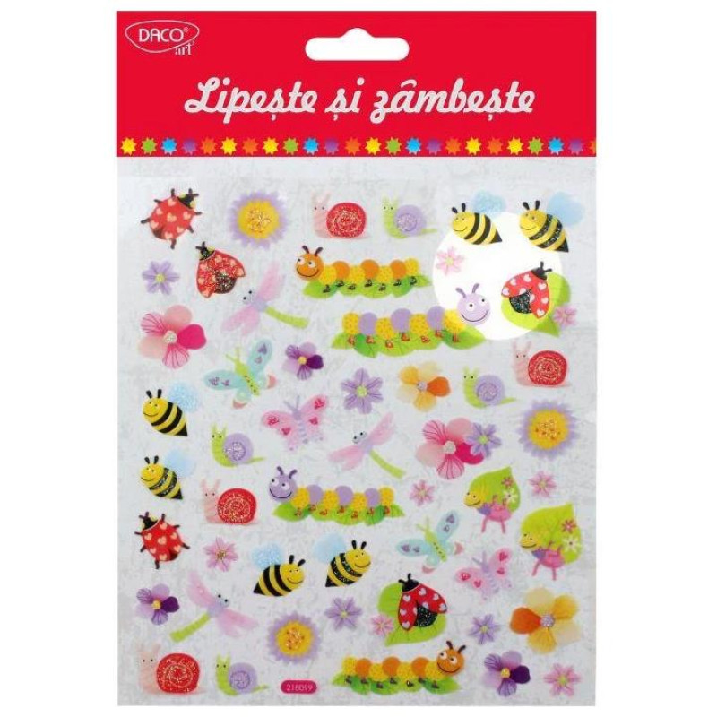 Daco Stick And Smile Αυτοκόλλητα AB040 Daco Stick And Smile Αυτοκόλλητα AB040