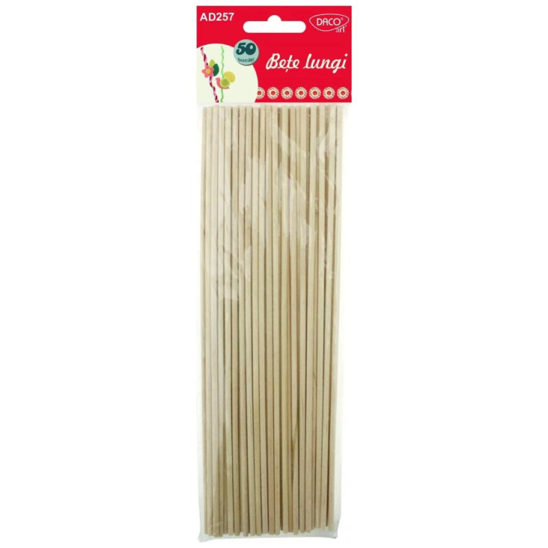 Daco Ξυλάκια Χειροτεχνίας 20cm 50τεμ AD257
