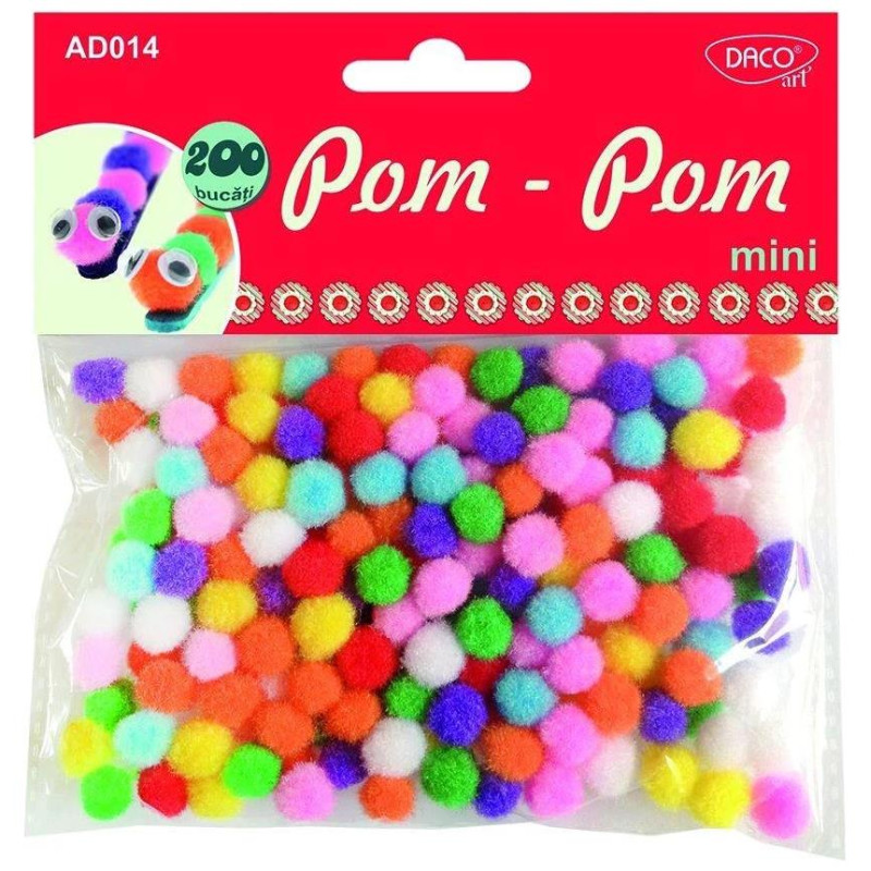 Daco Αξεσουάρ Χειροτεχνίας Pom-Pom Mini AD014