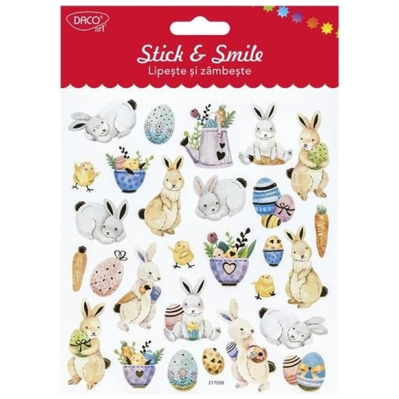 Daco Stick And Smile Αυτοκόλλητα AB905 Daco Stick And Smile Αυτοκόλλητα AB905