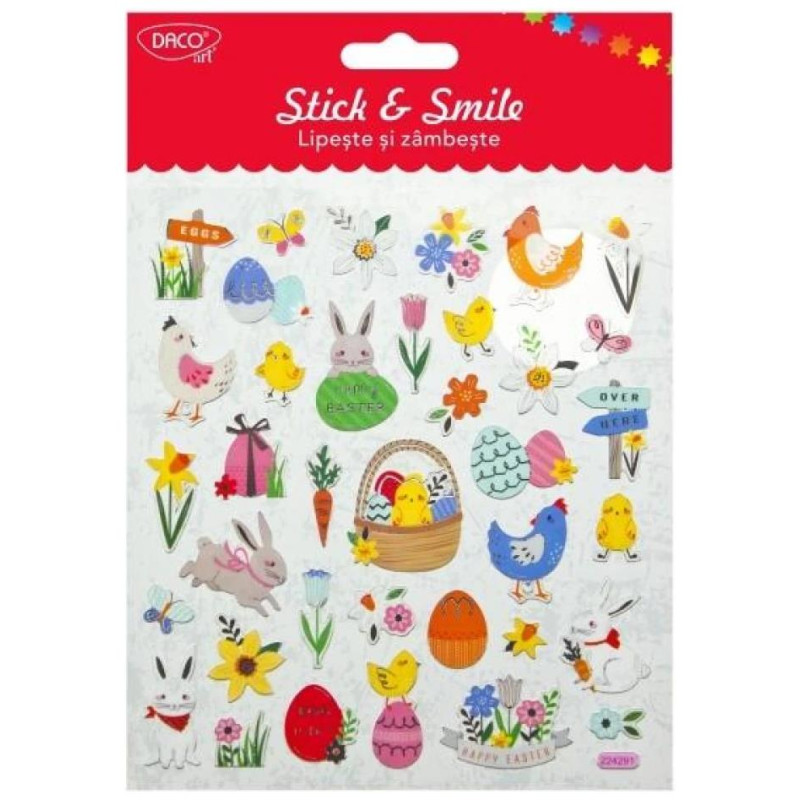Daco Stick And Smile Αυτοκόλλητα AB117 Daco Stick And Smile Αυτοκόλλητα AB117