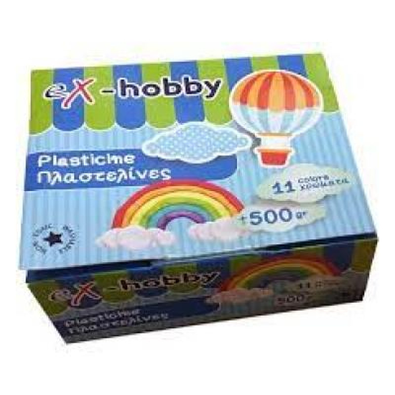 Ex-hobby Πλαστελίνη Non-toxic 11 χρώματα 402412 Ex-hobby Πλαστελίνη Non-toxic 11 χρώματα 402412