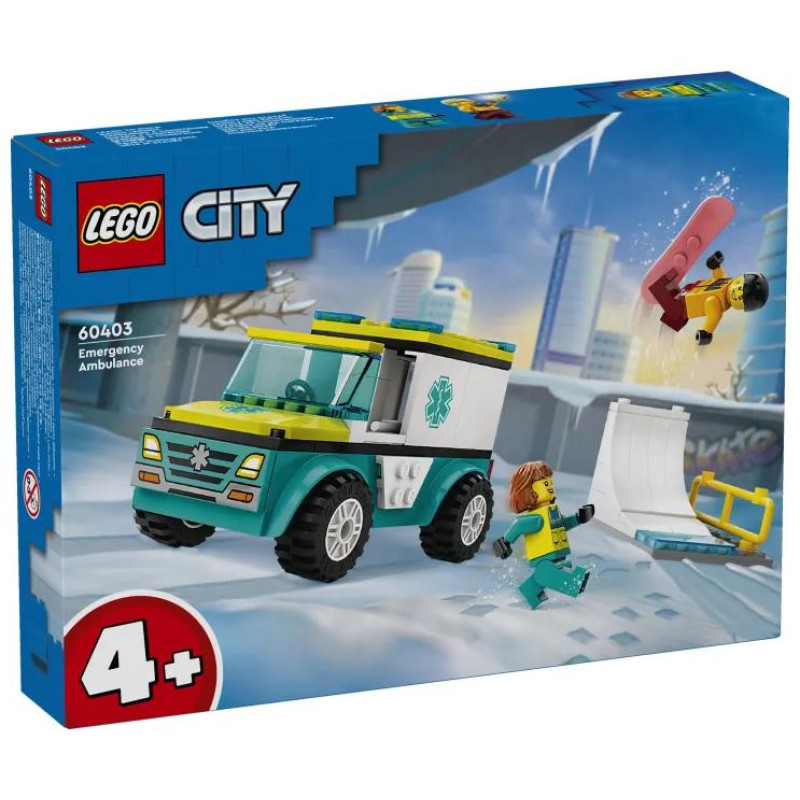 Lego City Ambulance and Snowboarder 60403 Lego City Ambulance and Snowboarder 60403