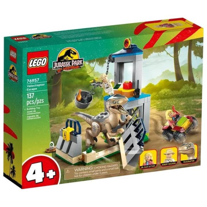 Lego Jurassic World  Velociraptor Escape 76957
