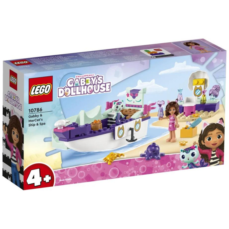 Lego Gabbys Dollhouse Gabby & Mercats Ship & Spa 10786 Lego Gabbys Dollhouse Gabby & Mercats Ship & Spa 10786