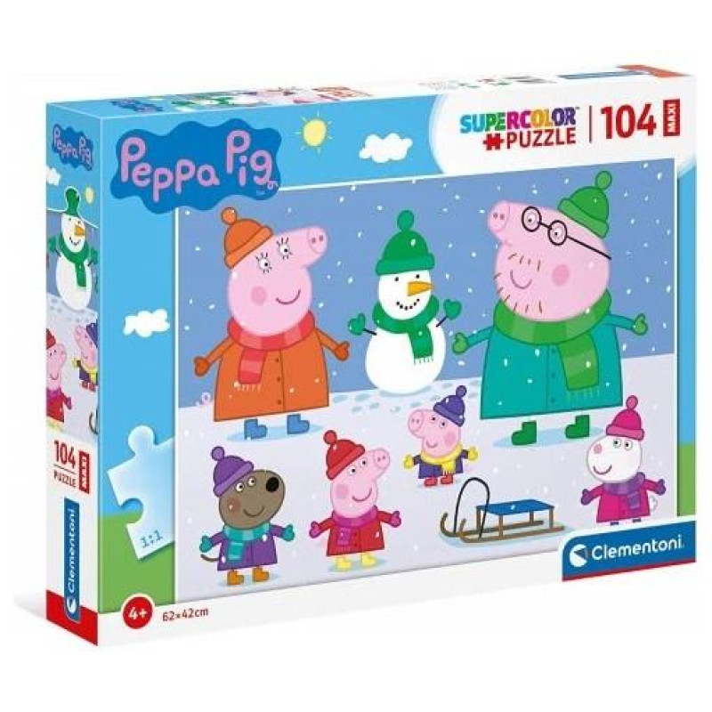 Clementoni Παιδικό Παζλ Color Peppa Pig 104 Τμχ 1210-23752 Clementoni Παιδικό Παζλ Color Peppa Pig 104 Τμχ 1210-23752