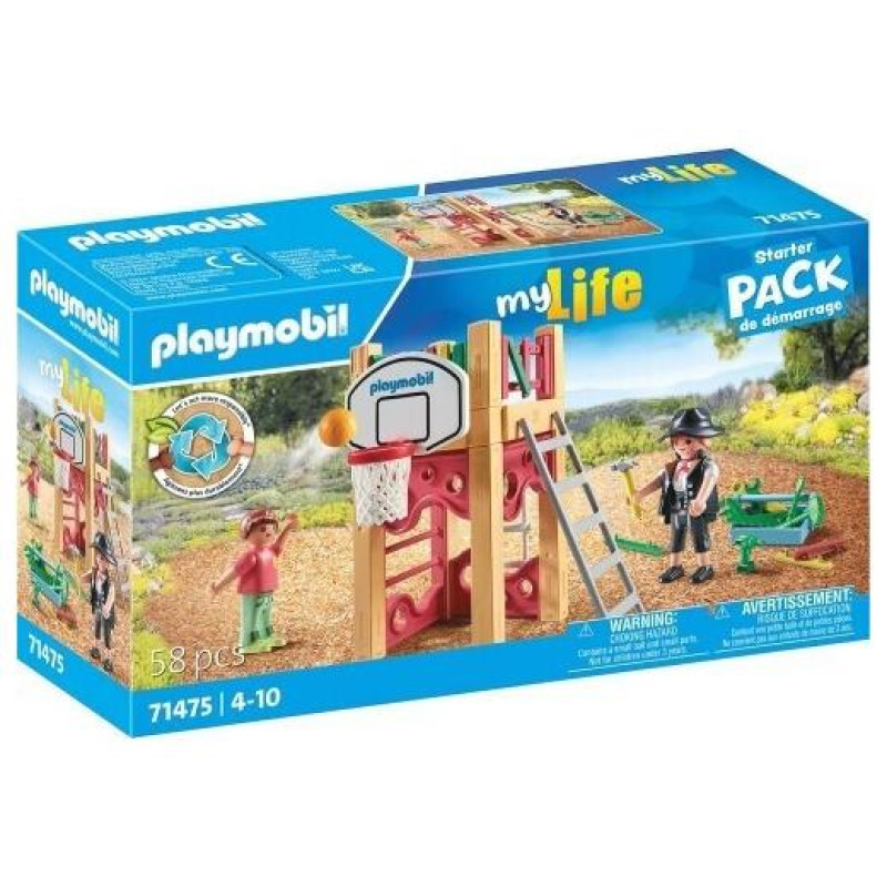 Playmobil city life starter pack εργασίες επισκευής παιδικής χαράς 71475