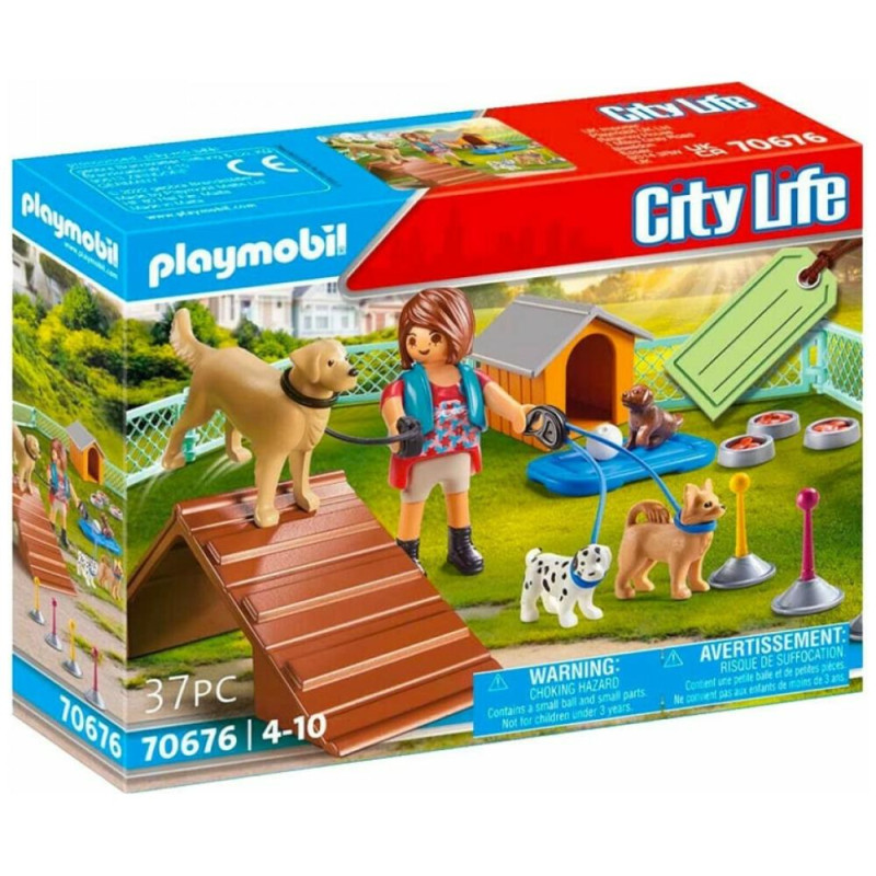Playmobil Gift Set Εκπαιδεύτρια σκύλων 70676