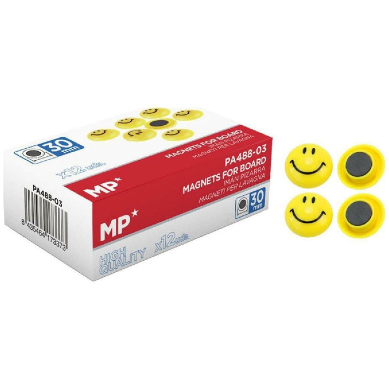 ΜP Μαγνητάκια Πίνακα 30mm 12Τεμ PA488-03