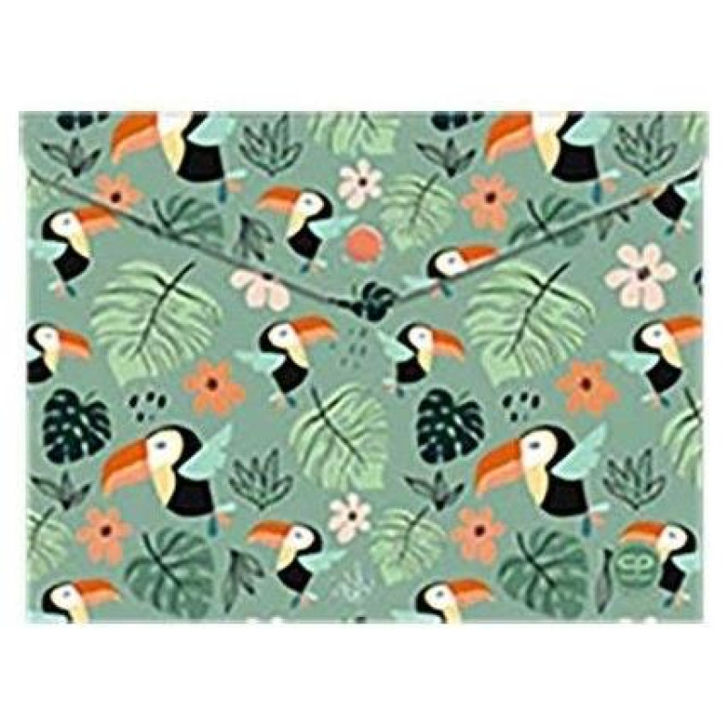 Coolpack Φάκελος Με Κουμπί Πλαστικός Α4 Toucans 23393CP