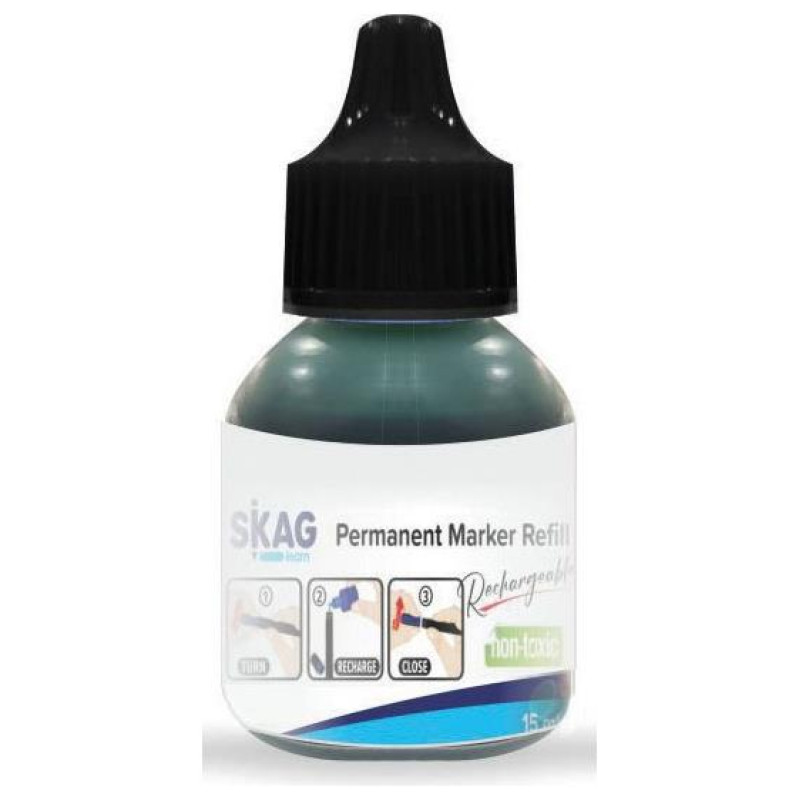 Skag Μελάνι 15ml Μαρκαδόρου Ασπροπίνακα Μαύρο 301954