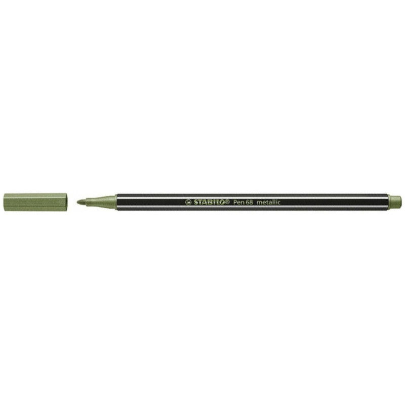 Stabilo Μαρκαδόρος Metallic Green 1.4mm 68/843