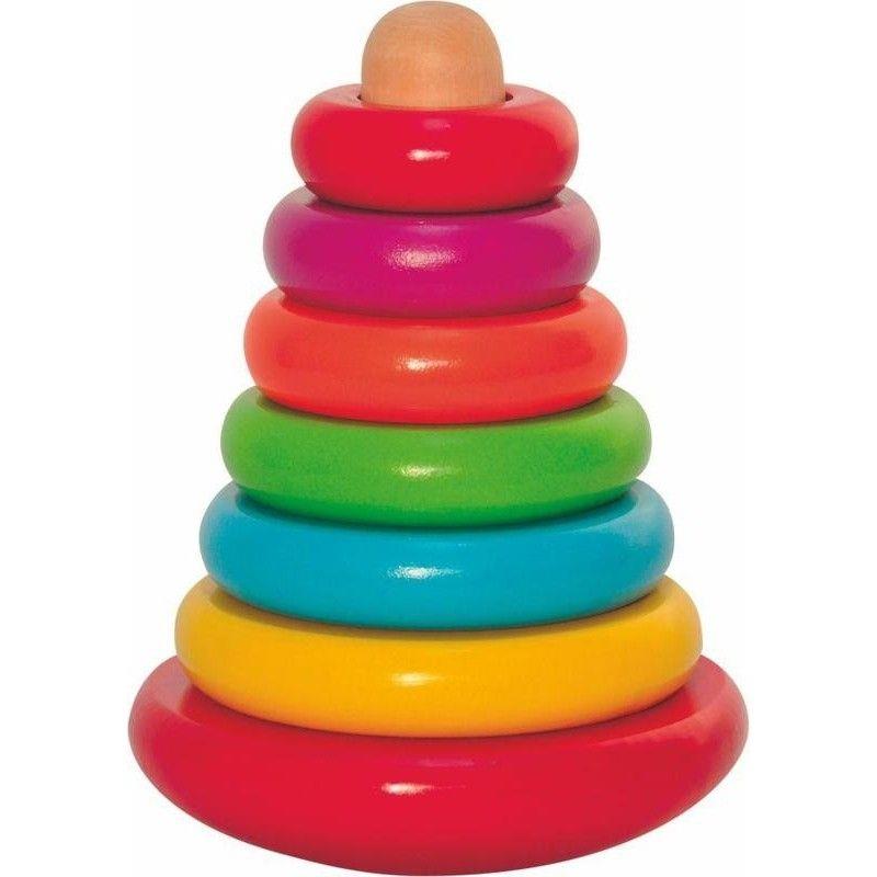 ΕΠΑ Toys Ξύλινη Πολύχρωμη Πυραμίδα 90003 ΕΠΑ Toys Ξύλινη Πολύχρωμη Πυραμίδα 90003