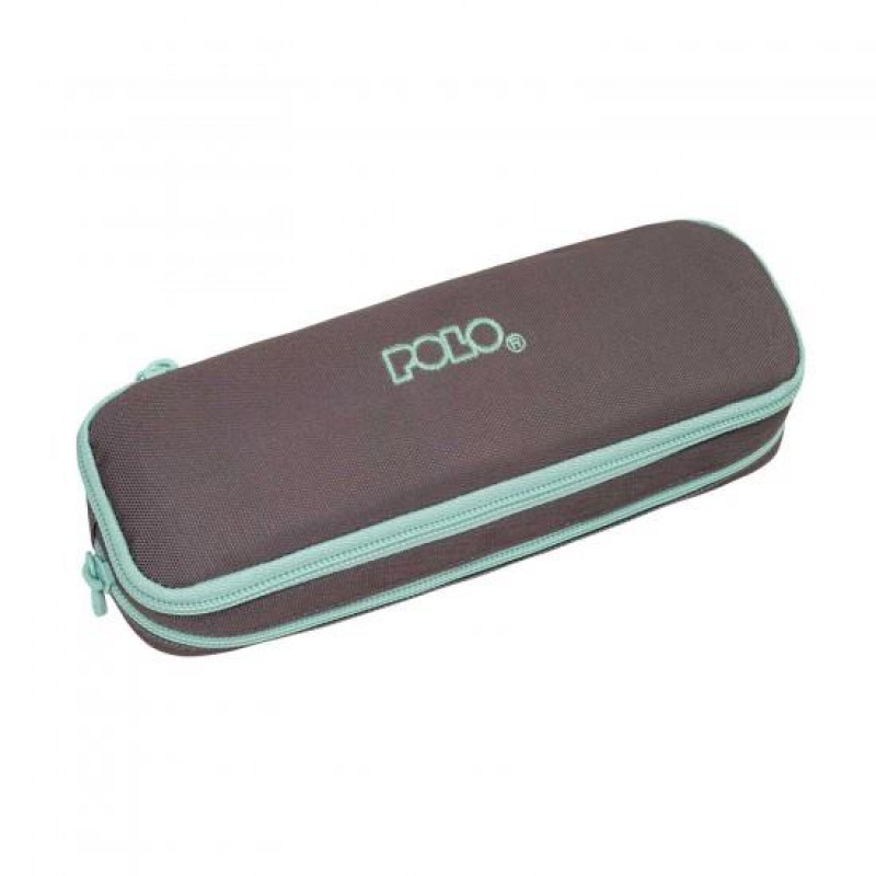 POLO PENCIL CASE DUO BOX KAΦΕ ΑΝΟΙΧΤΟ 2025