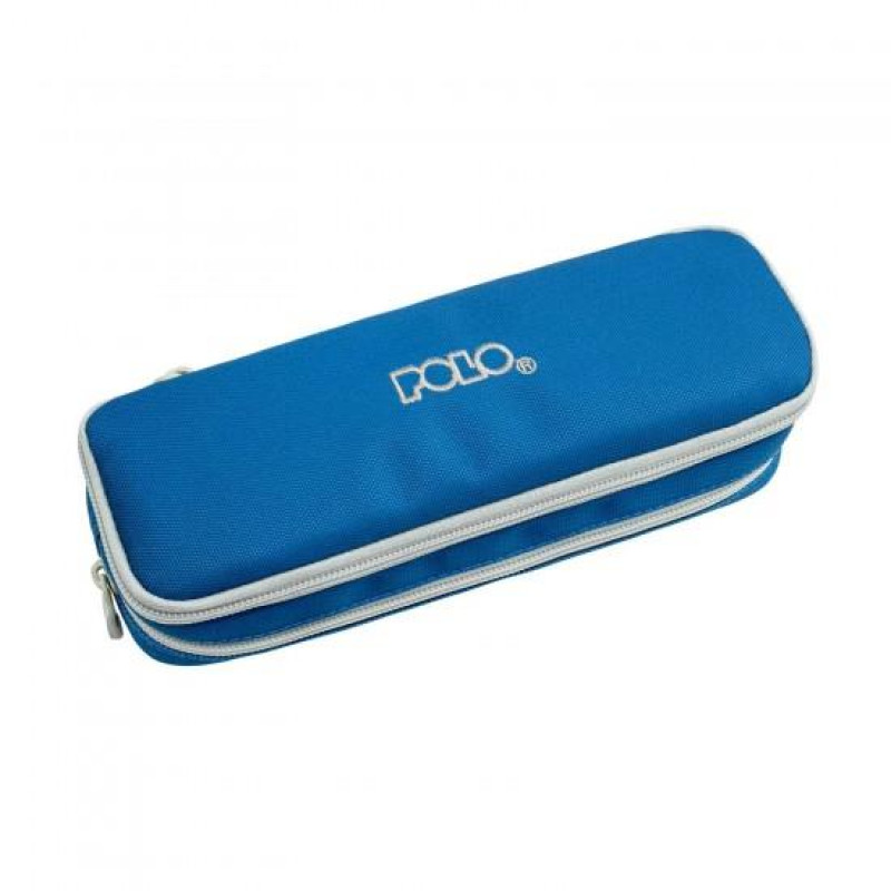 POLO PENCIL CASE DUO BOX ΜΠΛΕ ΑΝΟΙΧΤΟ 2025