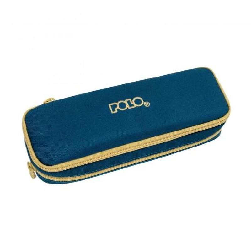 POLO PENCIL CASE DUO BOX ΜΠΛΕ 2025 POLO PENCIL CASE DUO BOX ΜΠΛΕ 2025