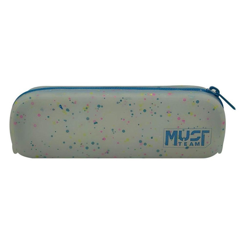 SILICONE PENCIL POUCH MUST TEAM 20X5X6 CONFETTI 4COLORS SILICONE PENCIL POUCH MUST TEAM 20X5X6 CONFETTI 4COLORS