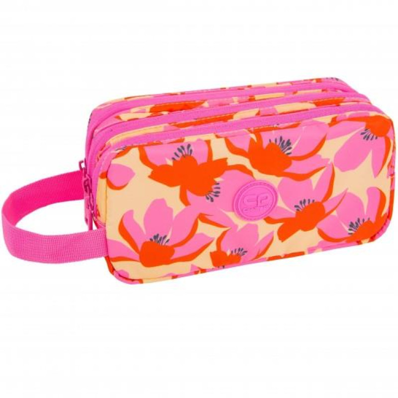 COOLPACK ΚΑΣΕΤΙΝΑ ΤΡΙΠΛΗ PRIMUS L FLORES ROSA F060914 COOLPACK ΚΑΣΕΤΙΝΑ ΤΡΙΠΛΗ PRIMUS L FLORES ROSA F060914