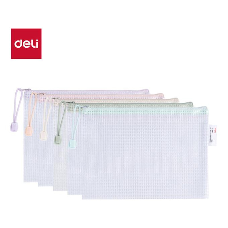 DeliΝτοσιέ Με Φερμουάρ Α5 Deli EF281 Colorful