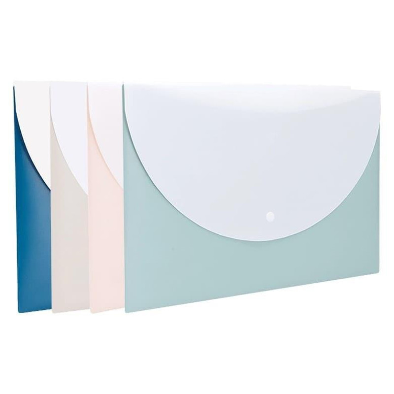 	Deli Ντοσιέ Με Κουμπί Deli Linfini 25x36cm 2 Θέσεων