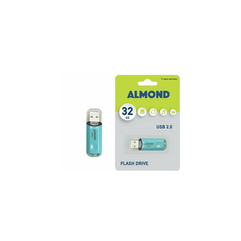 Almond Flash Drive USB 32GB 2.0 Pastel Βεραμάν 43.USB16PSTMT