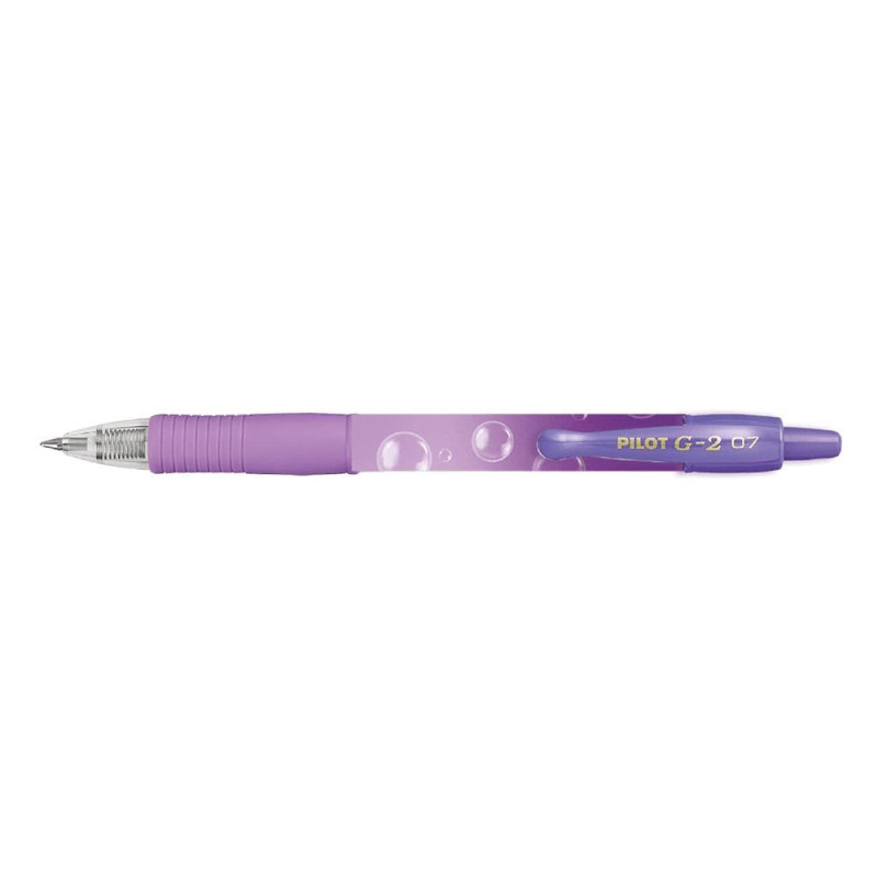 Στυλό Pilot G2 0,7 Bubble Collection Lilac Μπλε