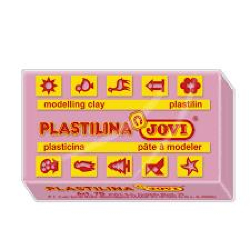 Jovi Πλαστελίνη 50gr Basic Ροζ