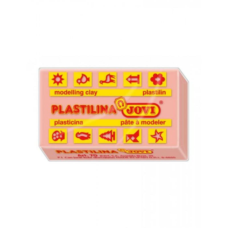 Jovi Πλαστελίνη 50gr Basic Σομόν Jovi Πλαστελίνη 50gr Basic Σομόν