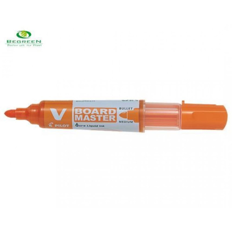 PILOT ΜΑΡΚΑΔΟΡΟΣ ΠΙΝΑΚΟΣ V-BOARD MEDIUM BEGREEN ΠΟΡΤΟΚΑΛΙ