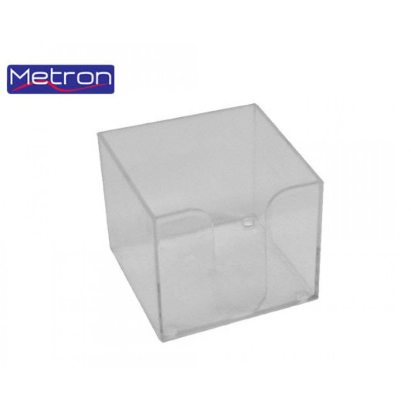 Metron Κύβος Κενός Πλαστικός Διαφανο Λευκό 745.3010.W