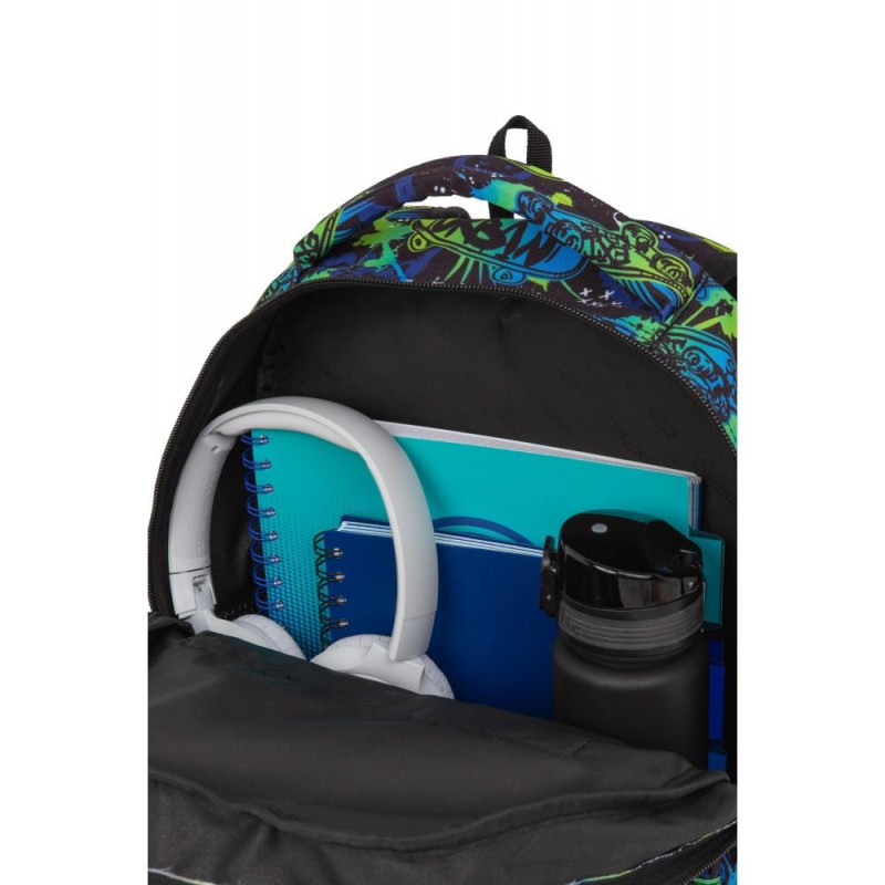 COOLPACK ΣΧΟΛΙΚΟ ΣΑΚΙΔΙΟ BASE PLUS SKATE NIGHT F027930 COOLPACK ΣΧΟΛΙΚΟ ΣΑΚΙΔΙΟ BASE PLUS SKATE NIGHT F027930