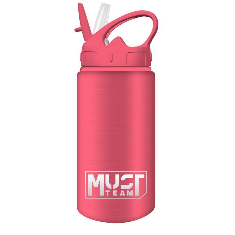 Παγουρι Αλουμινιου 500ml Με Καλαμακι 7x21, 5εκ 4χρ Must