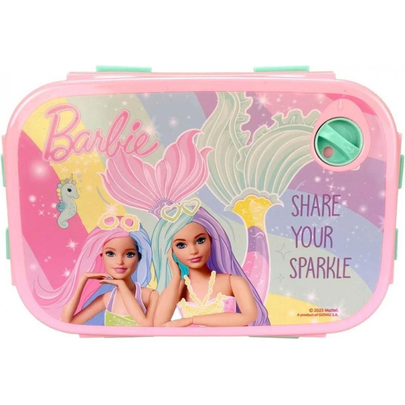 GIM Δοχείο Φαγητού (Microwave) Barbie Girl-2 Σχέδια
