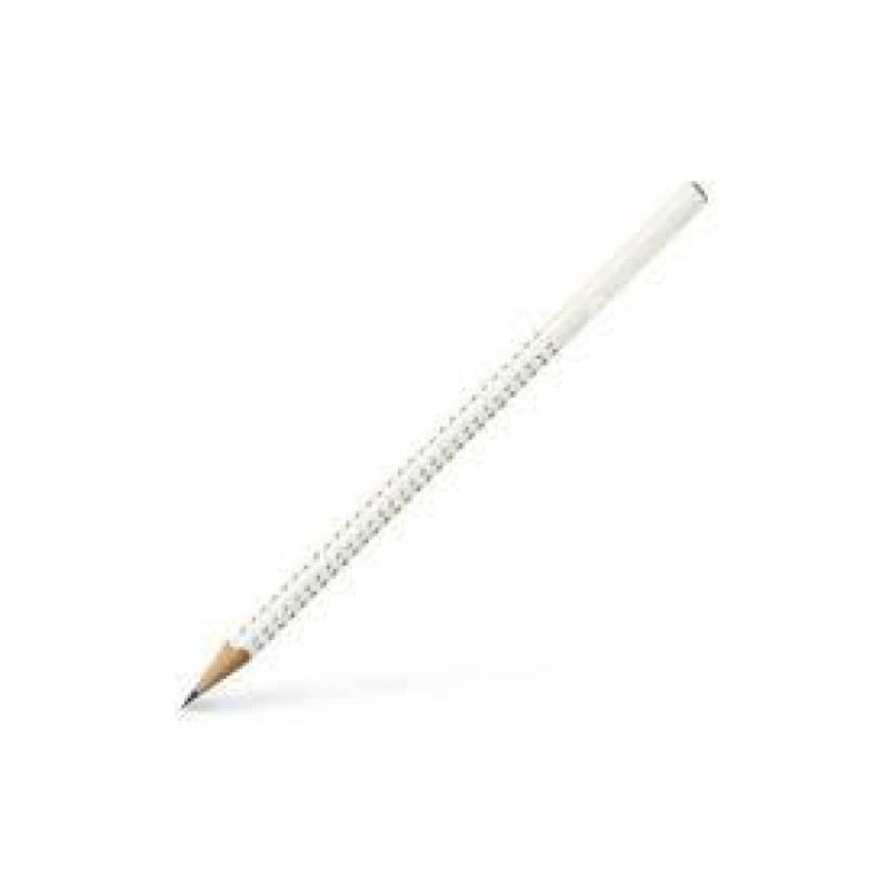 FABER CASTELL ΜΟΛΥΒΙ GRIP 2001 ΠΑΣΤΕΛ ΛΕΥΚΟ HB