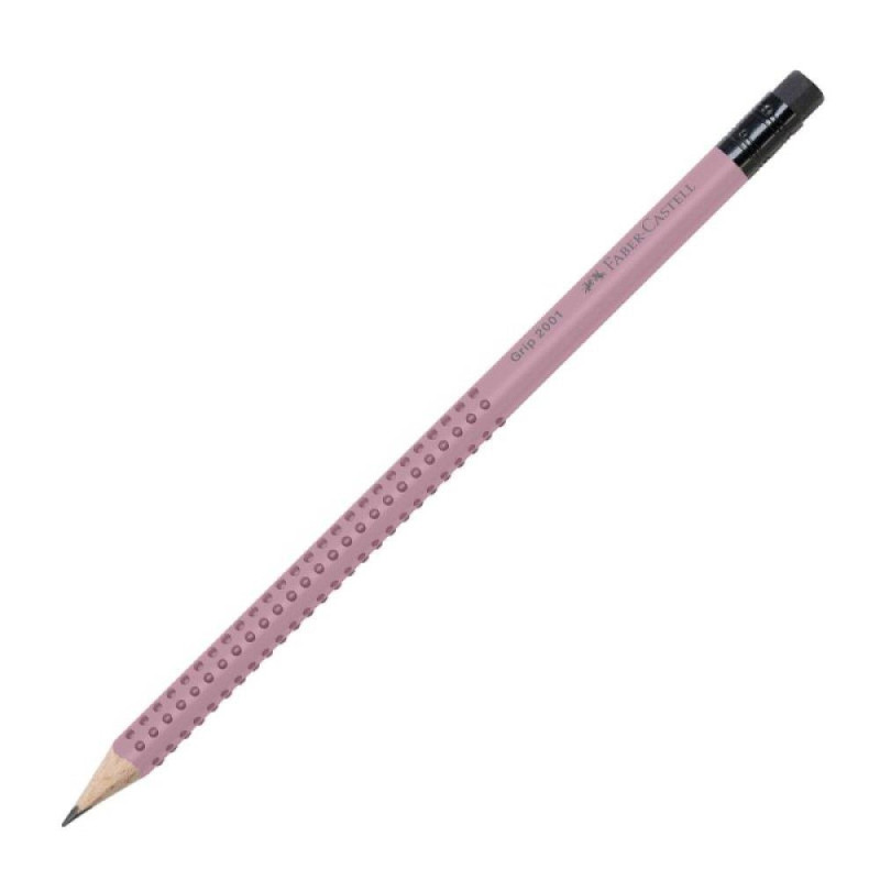 Faber Castell Μολύβι Grip Ροζέ Shadow Με Γόμα 217237 Faber Castell Μολύβι Grip Ροζέ Shadow Με Γόμα 217237