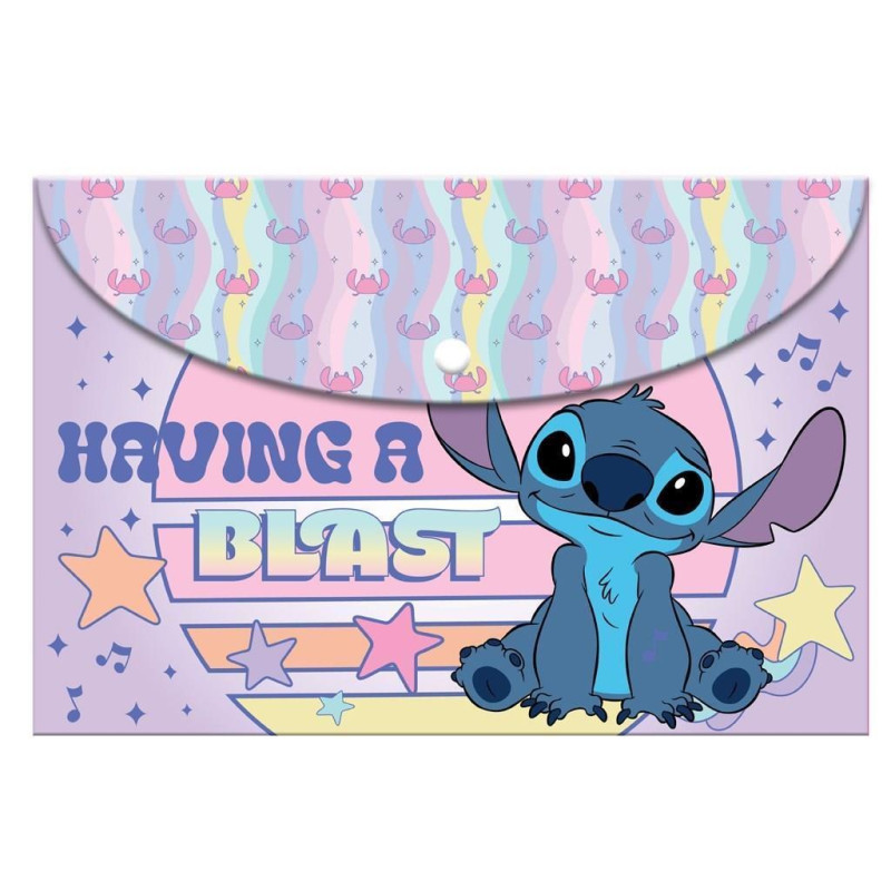 Φακελος Κουμπι Α4 Lilo & Stitch
