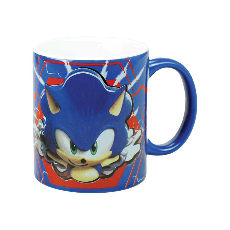 GIM Sonic The Hedgehog Κούπα Κεραμική Απλή 325Ml