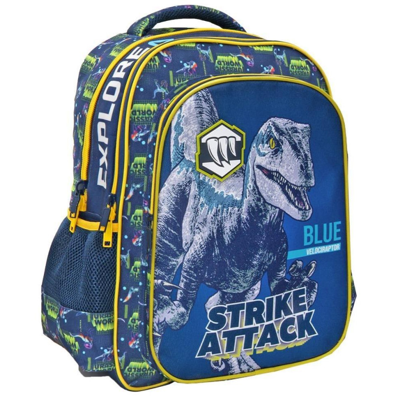 Must Τσάντα Πλάτης Δημοτικού 32x18x43 3Θήκες Jurassic Strike Attack 570897 Must Τσάντα Πλάτης Δημοτικού 32x18x43 3Θήκες Jurassic Strike Attack 570897