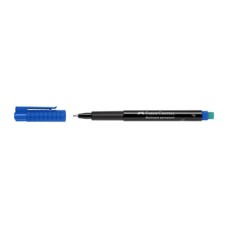 Faber Castell Μαρκαδοράκι MultiMark 1513 Ανεξίτηλο Blue Fine 151351