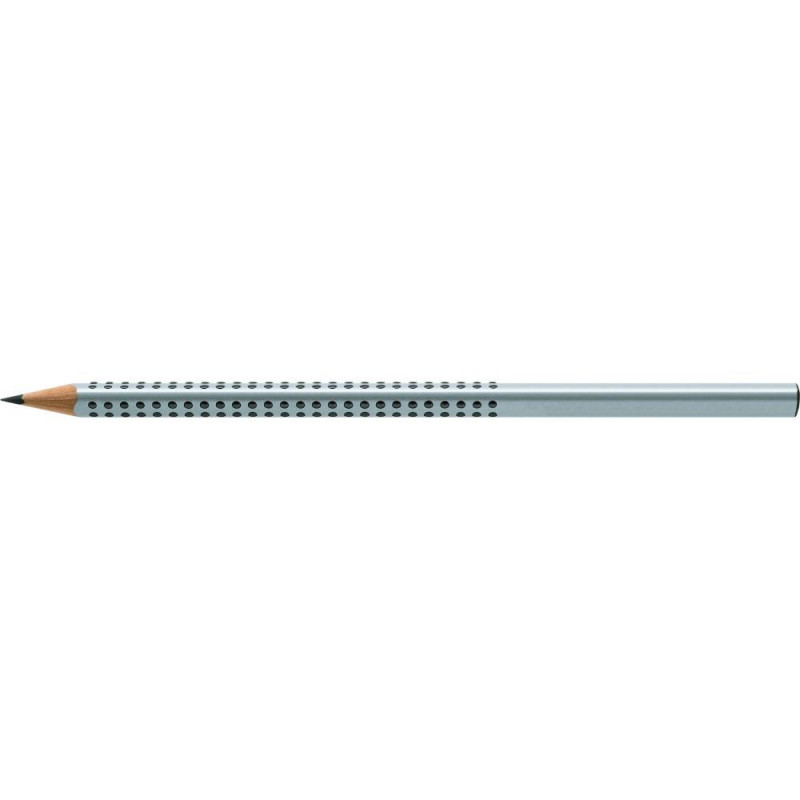 Faber Castell Μολυβια Grip Γκρι Hb