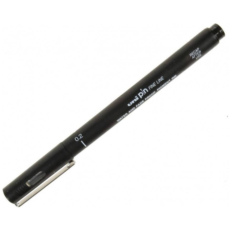 Uniball Μαρκαδόρος Λεπτής Γραφής 0,2mm Black 02200 N