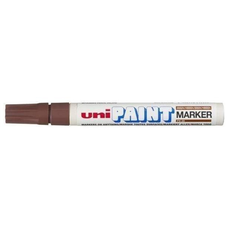 Uniball Μαρκαδόρος Ανεξίτηλος 2.2mm Paint Brown PX20