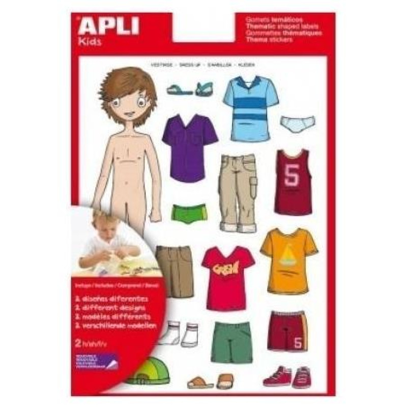 Apli Kids Stickers Dress Up 13353