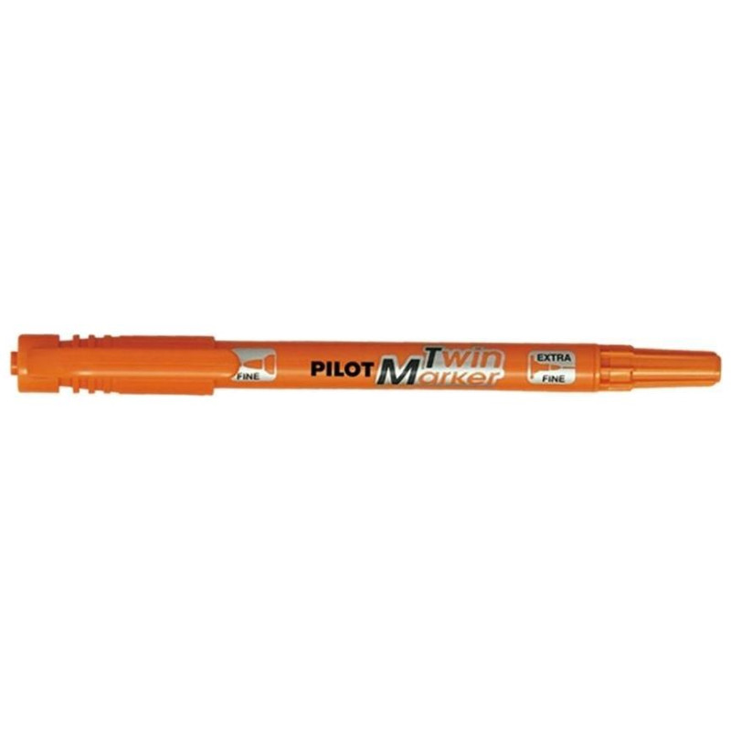 Pilot Μαρκαδόρος Ανεξίτηλος Twin Orange SCA-TM-O